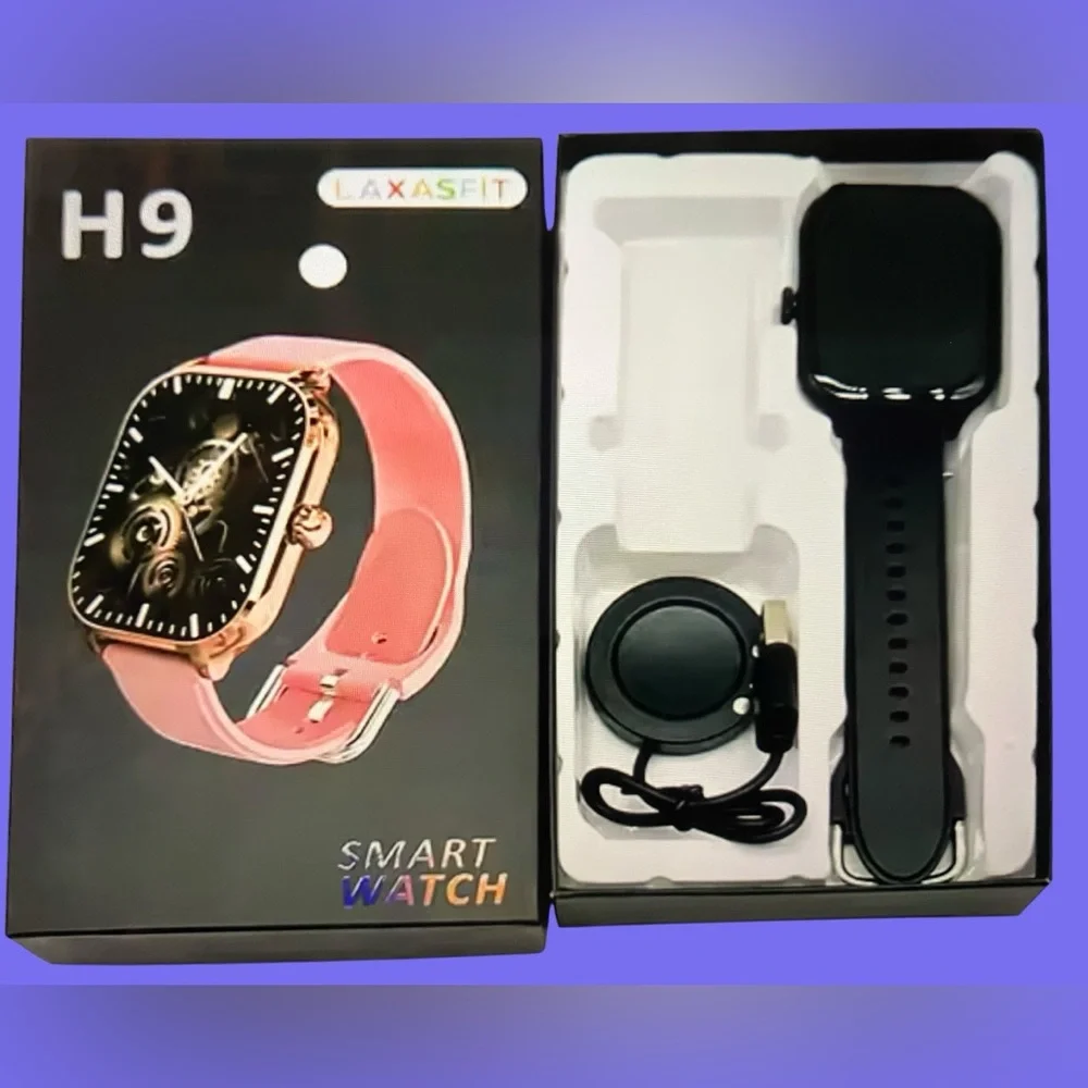 Black Smartwatch with Black Band